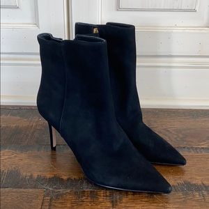 J.Crew Lana pointed toe suede ankle boots AE853
